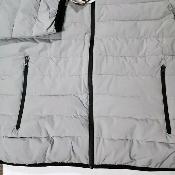 Spyder jacket Men's Size XL Gray Long Sleeve  Hoodie Full Zip winter Coat - Picture 7 of 16